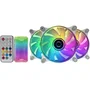 KIT 3 VENTILADORES AUXILIAR MF-3D BLANCO MARS GAMING